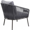 Salon de jardin Elba gris anthracite Kare Design