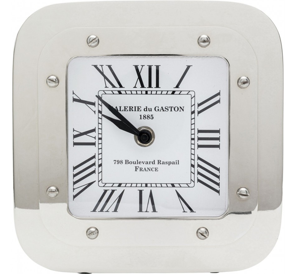 Horloge de table Deluxe 17x17cm Kare Design