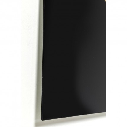 Tableau en verre ville portuaire nuit 180x120cm Kare Design