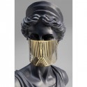 Déco buste femme masquée noir et blanc Kare Design