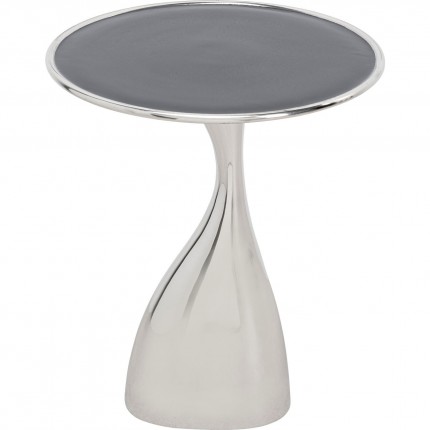 Table d'appoint Spacey argentée 36cm Kare Design