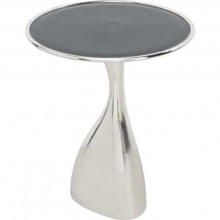 Table d'appoint Spacey argentée 36cm Kare Design