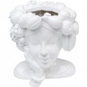Vase femme fruits blanc 29cm Kare Design