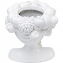 Vase femme fruits blanc 29cm Kare Design