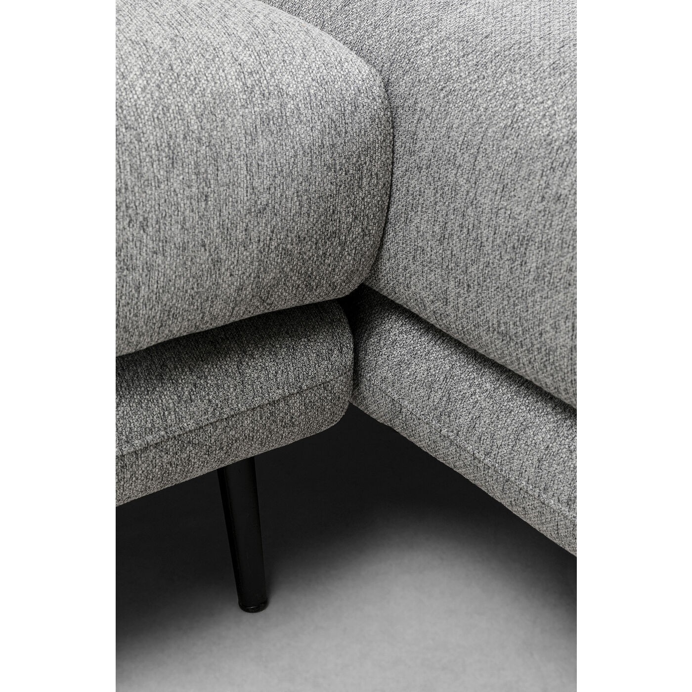 Canapé d'angle Amalfi droite gris Kare Design
