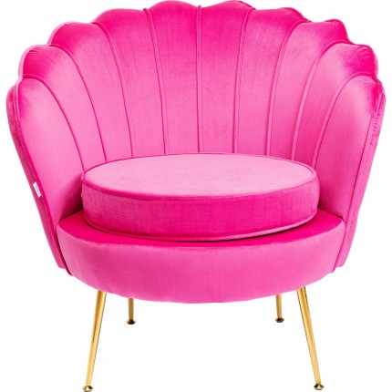 Fauteuil Water Lily fuchsia Kare Design