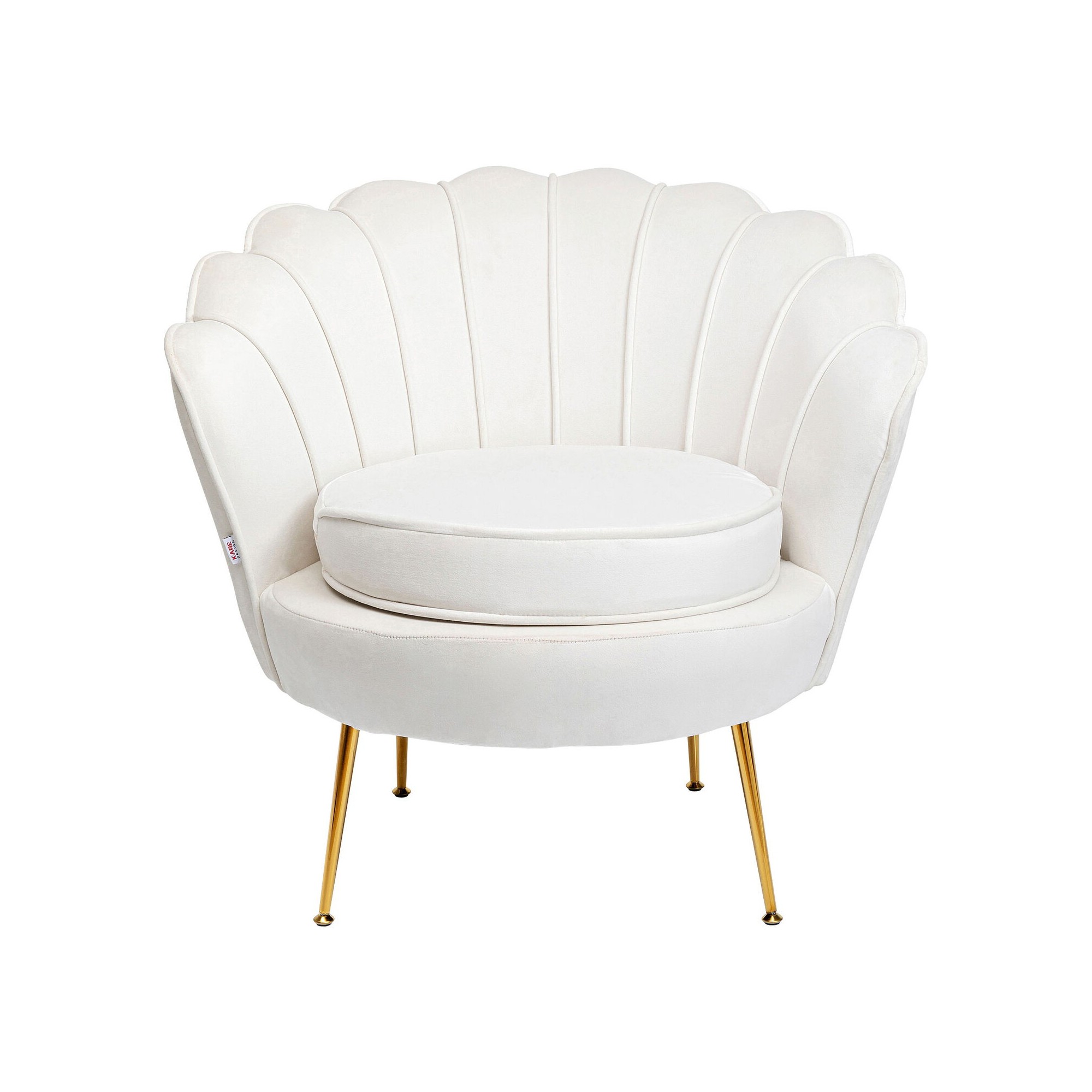 Fauteuil Water Lily beige Kare Design