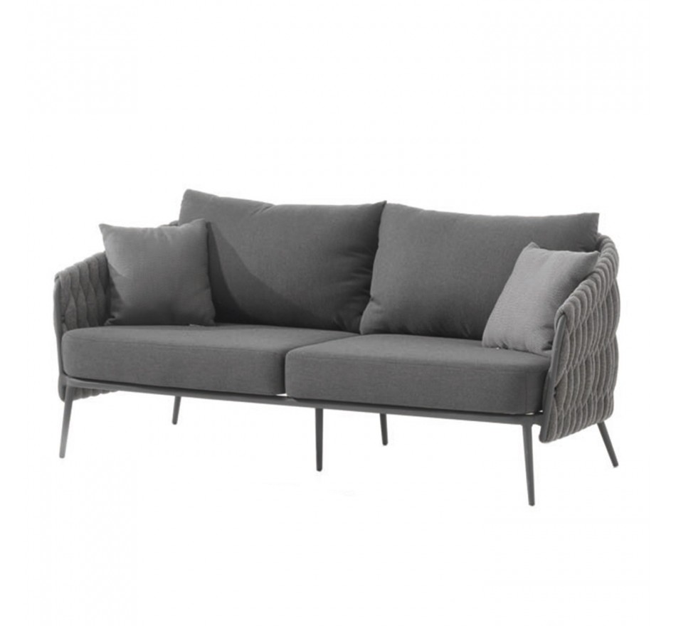 Vigo 2-seater anthracite gray sofa Gescova