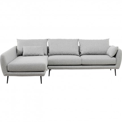 Canapé d'angle Amalfi gauche gris Kare Design