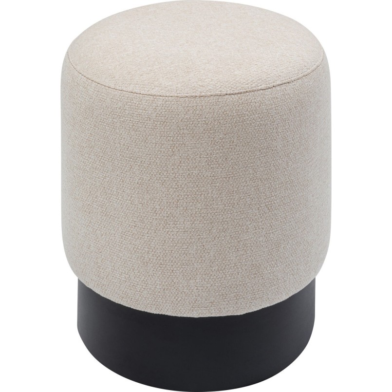 Tabouret Cherry crème-noir Ø36cm