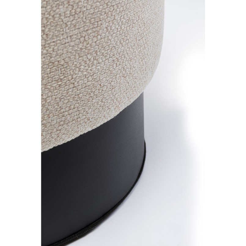 Tabouret Cherry crème-noir Ø36cm