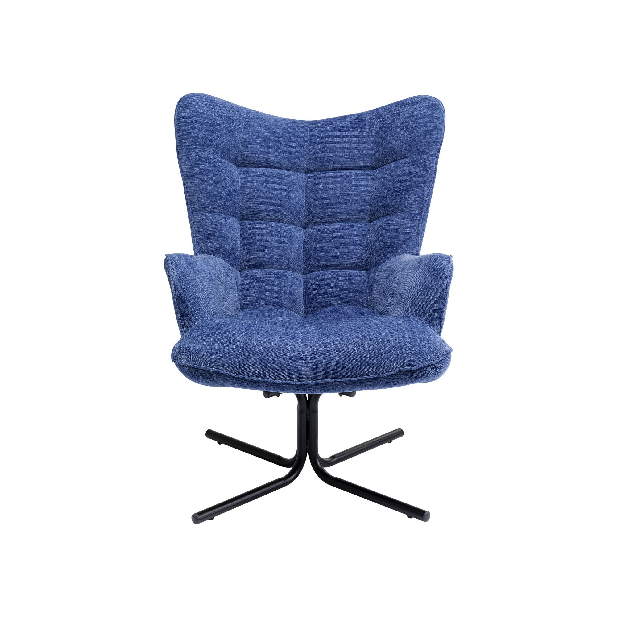 Fauteuil pivotant Oscar bleu Kare Design