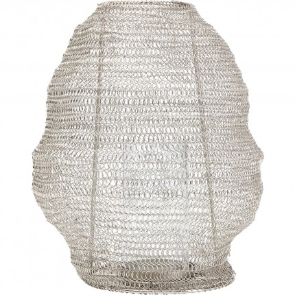 Lanterne Mesh argentée Kare Design