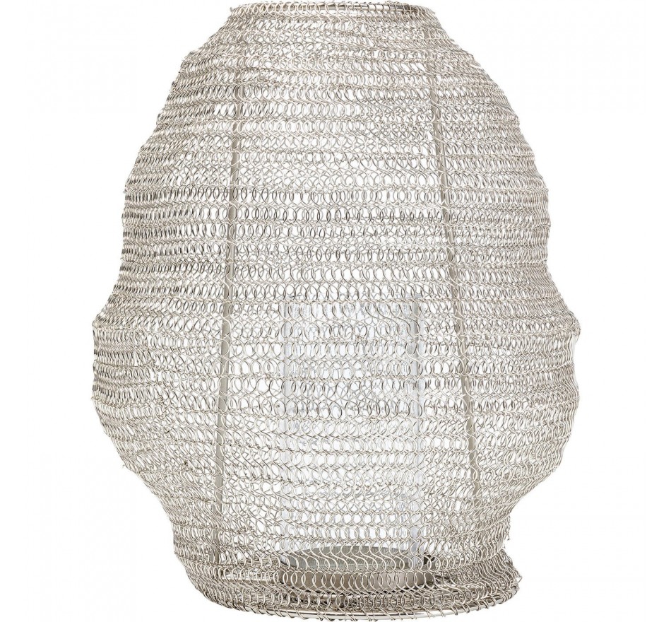 Lanterne Mesh argentée Kare Design
