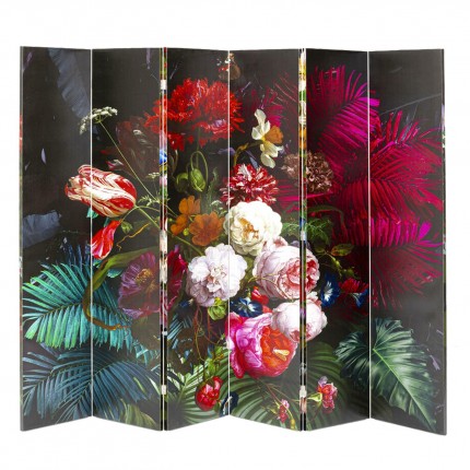 Paravent fleurs et feuilles Kare Design