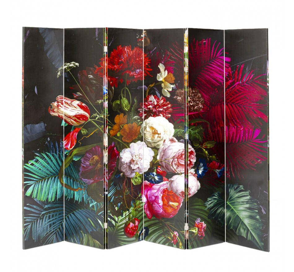Paravent fleurs et feuilles Kare Design