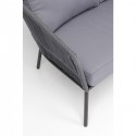 Salon de jardin Elba gris anthracite Kare Design