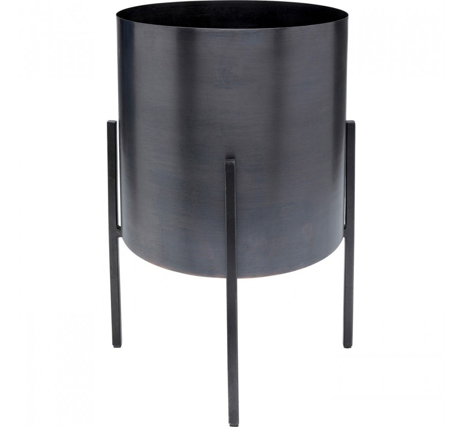 Cache-pot Mynah Shiney noir Kare Design