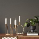 Bougeoir Hot Wire doré Kare Design