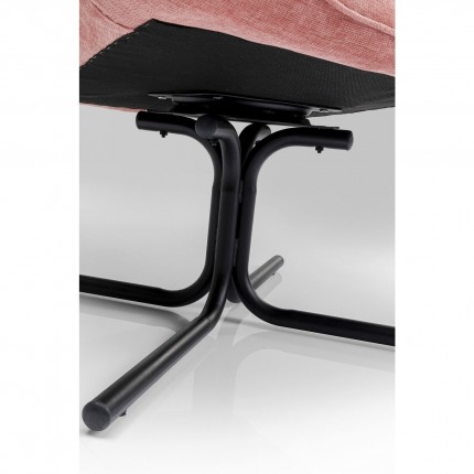 Fauteuil pivotant Oscar rose Kare Design