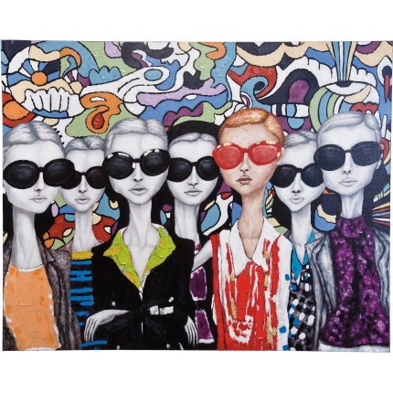 Peinture à l'huile Sunglasses 150x120 Kare Design