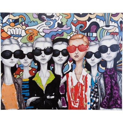 Peinture à l'huile Sunglasses 150x120cm Kare Design