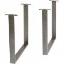 Pieds de table Tavola acier set de 2 Kare Design