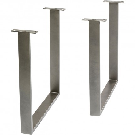 Pieds de table Tavola acier set de 2 Kare Design