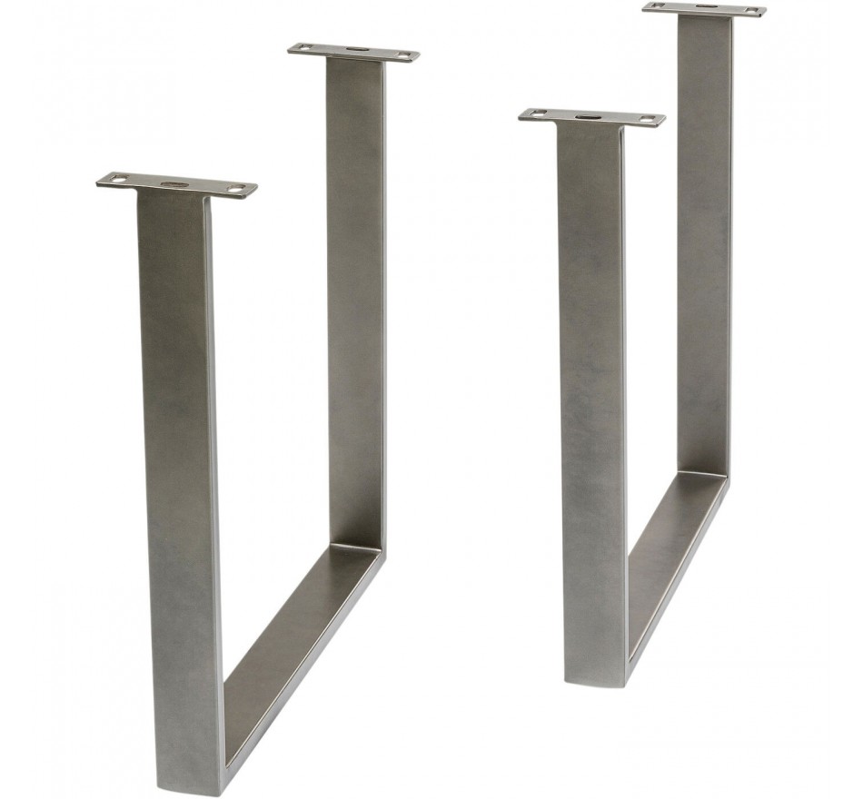 Pieds de table Tavola acier set de 2 Kare Design