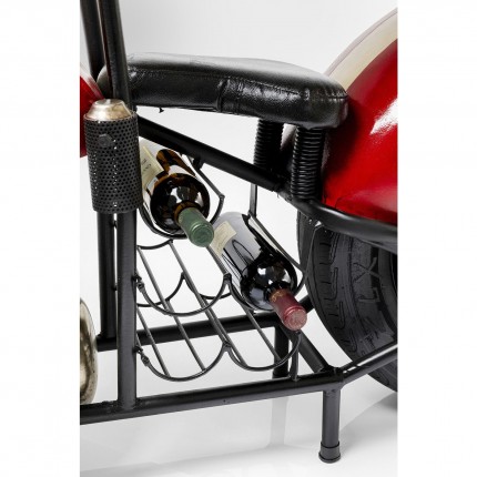 Table de bar moto rouge Kare Design