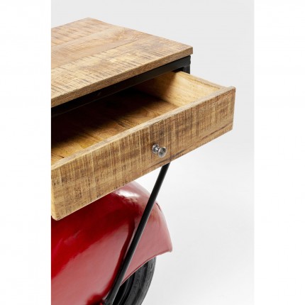 Table de bar moto rouge Kare Design