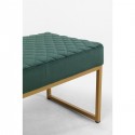 Banc Smart laiton et vert 90x40cm Kare Design