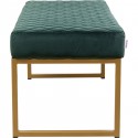 Banc Smart laiton et vert 90x40cm Kare Design