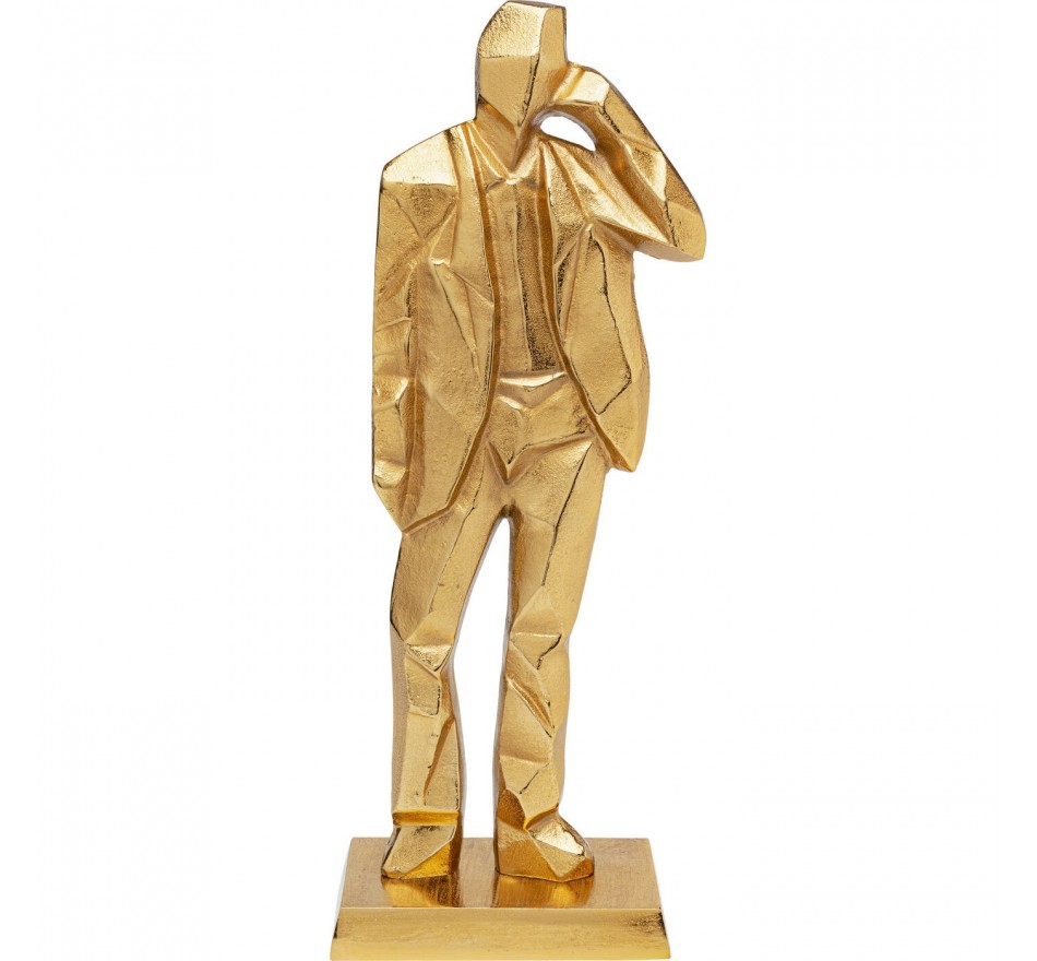 Déco homme debout doré Kare Design