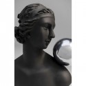 Déco buste femme profil noir et blanc Kare Design