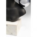 Déco buste femme profil noir et blanc Kare Design