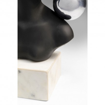 Déco buste femme profil noir et blanc Kare Design