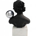 Déco buste femme profil noir et blanc Kare Design