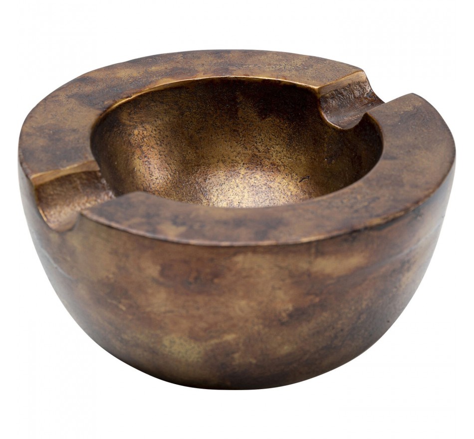 Cendrier Amporo bronze 13cm Kare Design