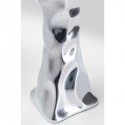 Bougeoir Jade argenté 38cm Kare Design