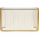 Console Wire dorée 142x43cm Kare Design