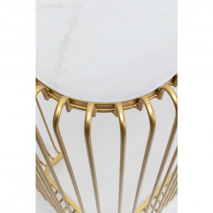 Console Wire gold 142x43cm Kare Design