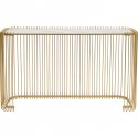 Console Wire dorée 142x43cm Kare Design