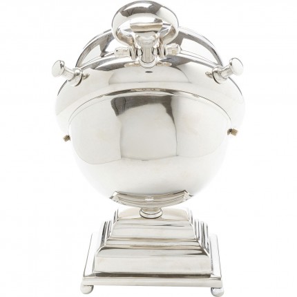 Horloge de table Carl argentée Kare Design