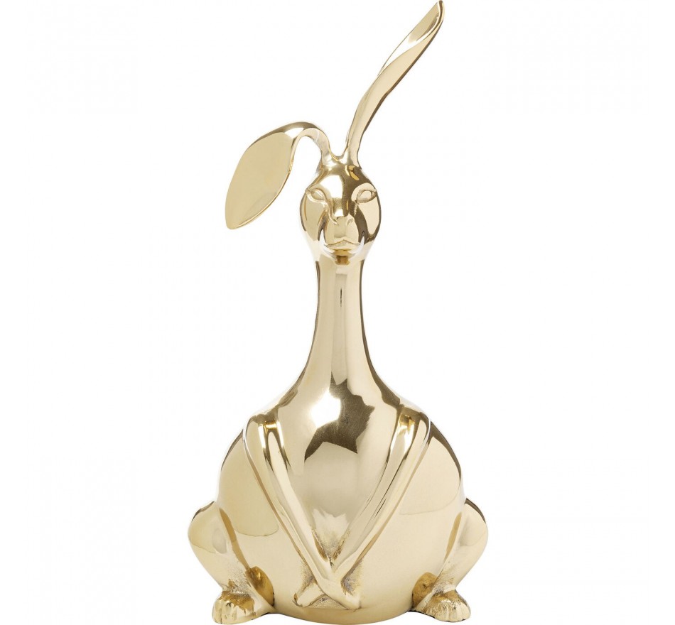 Déco lapin doré 37cm Kare Design