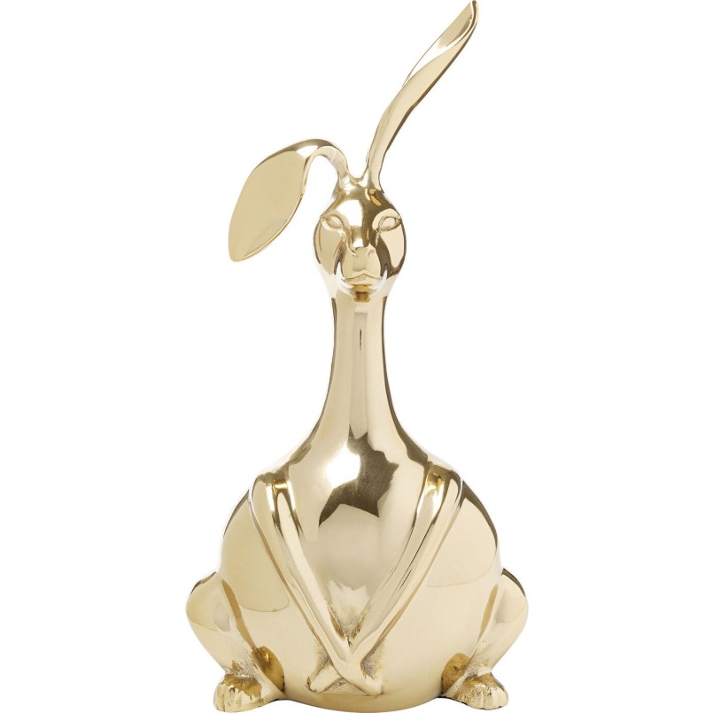 Déco lapin doré 37cm Kare Design