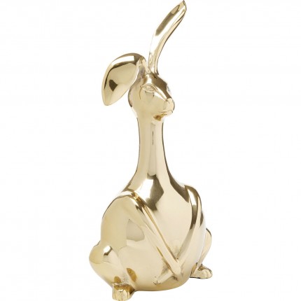 Déco lapin doré 37cm Kare Design