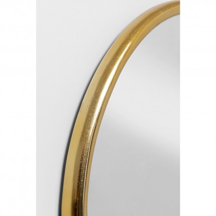Miroir Tina 61cm rond doré Kare Design