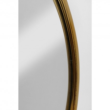 Miroir Tina 61cm rond doré Kare Design