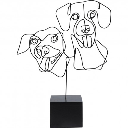 Déco Wire visages chiens Kare Design